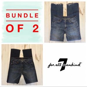 Bundle of 7 For All Mankind Jeans